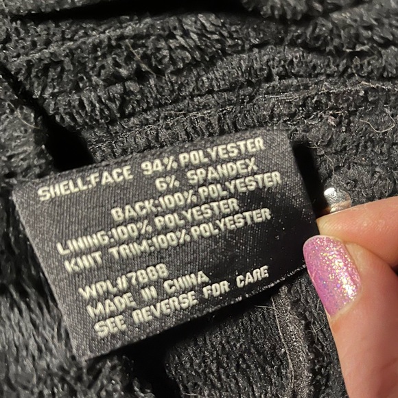 Miss Sixty jacket with detachable removable hood black size medium - Picture 4 of 5